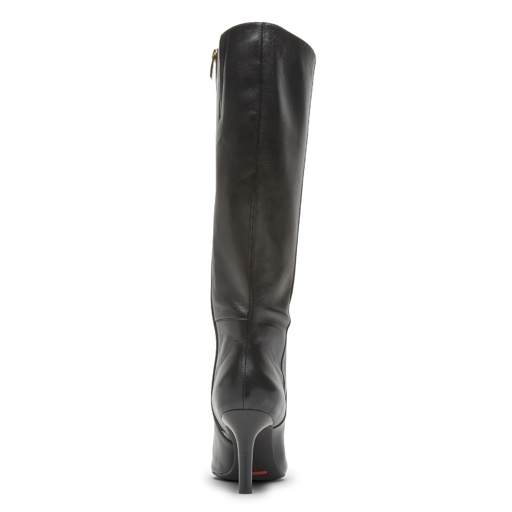 Rockport Støvler Dame Svart - Total Motion Ariahnna Tall - HVOJ79653